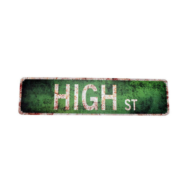 Distributor Special: Metal Street Sign 16" x 4" - Various Designs - (1 Count)-Rolling Trays and Accessories
