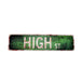 Distributor Special: Metal Street Sign 16" x 4" - Various Designs - (1 Count)-Rolling Trays and Accessories