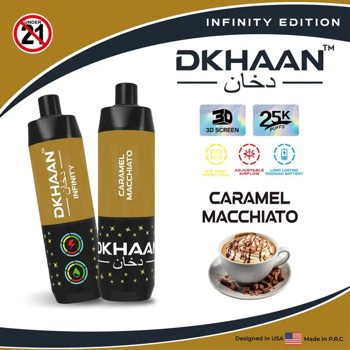 Dkhaan Infinity Edition 25K Puffs - (5 Count Displays) MJ Wholesale Dkhaan Infinity Edition 25K Puffs - (5 Count Displays) MJ Wholesale