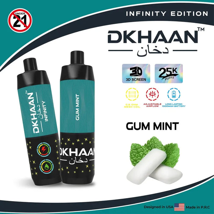 Dkhaan Infinity Edition 25K Puffs - (5 Count Displays) MJ Wholesale Dkhaan Infinity Edition 25K Puffs - (5 Count Displays) MJ Wholesale