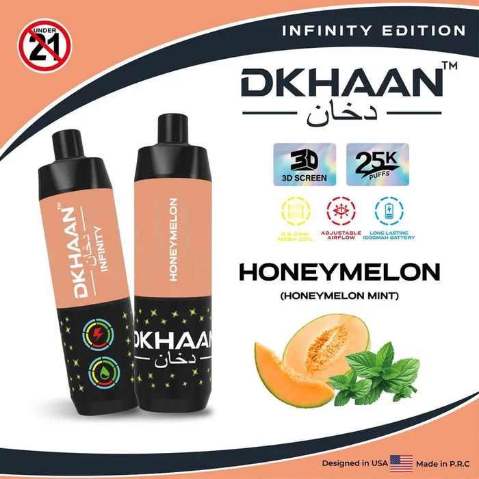 Dkhaan Infinity Edition 25K Puffs - (5 Count Displays) MJ Wholesale Dkhaan Infinity Edition 25K Puffs - (5 Count Displays) MJ Wholesale