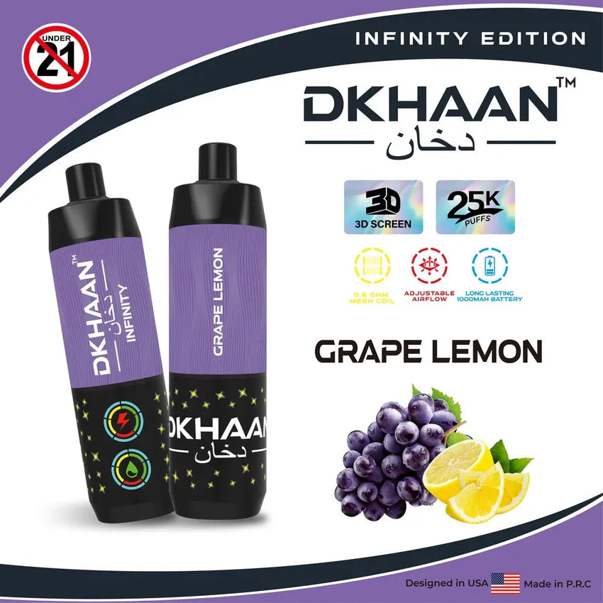 Dkhaan Infinity Edition 25K Puffs - (5 Count Displays) MJ Wholesale Dkhaan Infinity Edition 25K Puffs - (5 Count Displays) MJ Wholesale