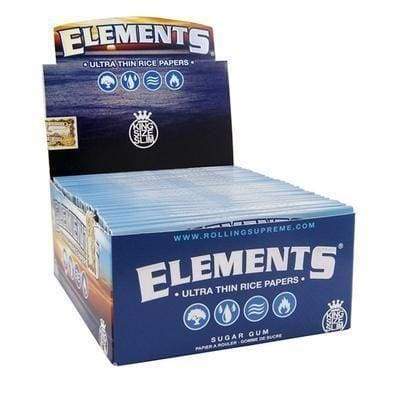 Elements Ultra Thin King Size Slim Papers - (50 Count Display)-Papers and Cones