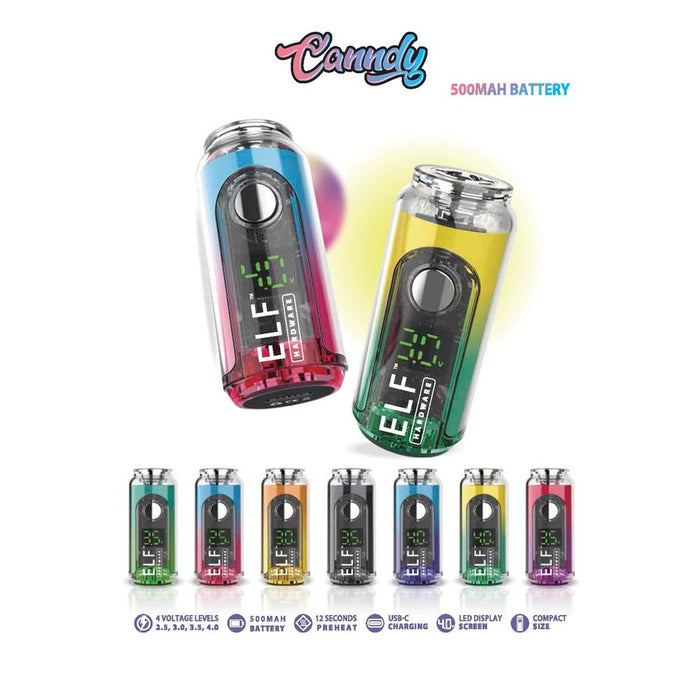 ELF Hardware 510 Thread Battery Display - Canndy - (15 Count Display) MJ Wholesale ELF Hardware 510 Thread Battery Display - Canndy - (15 Count Display) MJ Wholesale