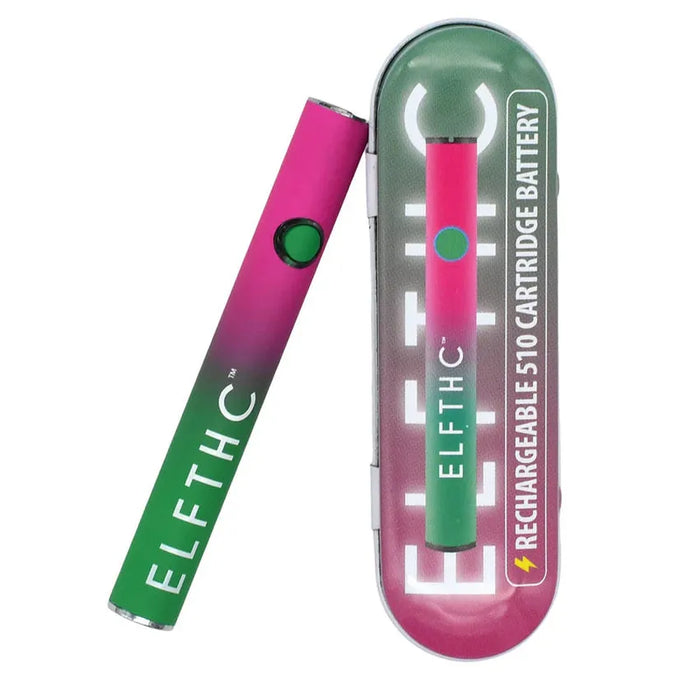 ELF Hardware 510 Thread Rechargeable Battery - Various Colors - (10 Count Display)-Vaporizers, E-Cigs, and Batteries