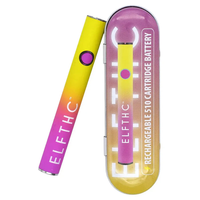 ELF Hardware 510 Thread Rechargeable Battery - Various Colors - (10 Count Display)-Vaporizers, E-Cigs, and Batteries