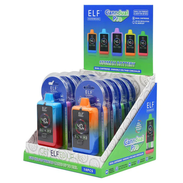 dual 510 vape battery ELF Hardware Dual 510 Thread Battery Display