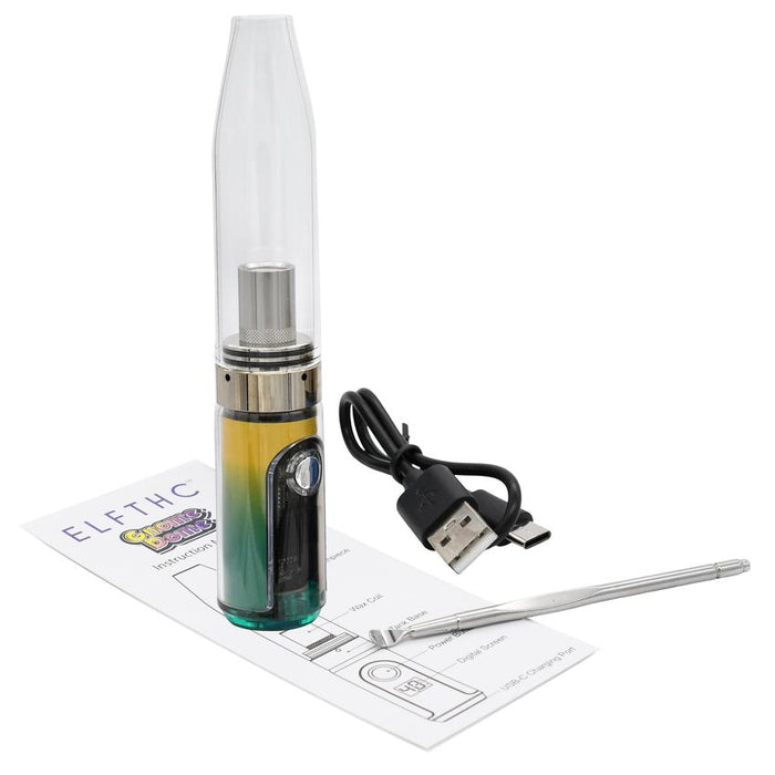 ELF Hardware Gnome Dome Mini Vape Rig For Dabs - POP 5 Assorted Colors Per Display - (5 Count Display)-Vaporizers, E-Cigs, and Batteries