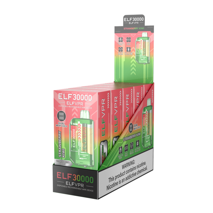 ELF VPR 30k Disposable Vape - Various Flavors - (5 Count Displays) MJ Wholesale ELF VPR 30k Disposable Vape - Various Flavors - (5 Count Displays) MJ Wholesale