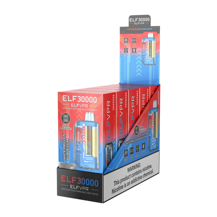 ELF VPR 30k Disposable Vape - Various Flavors - (5 Count Displays) MJ Wholesale ELF VPR 30k Disposable Vape - Various Flavors - (5 Count Displays) MJ Wholesale