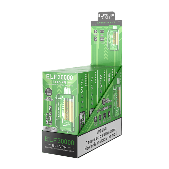 ELF VPR 30k Disposable Vape - Various Flavors - (5 Count Displays) MJ Wholesale ELF VPR 30k Disposable Vape - Various Flavors - (5 Count Displays) MJ Wholesale