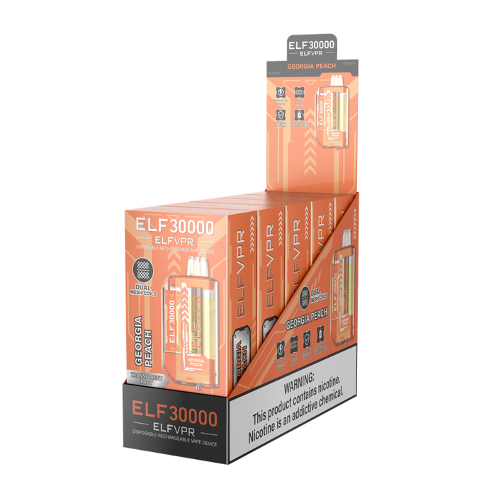 ELF VPR 30k Disposable Vape - Various Flavors - (5 Count Displays) MJ Wholesale ELF VPR 30k Disposable Vape - Various Flavors - (5 Count Displays) MJ Wholesale