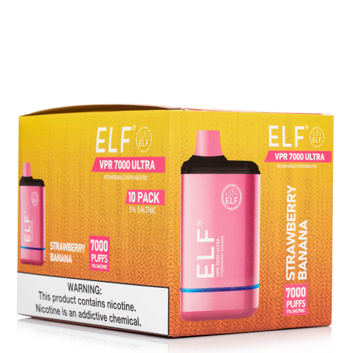 ELF VPR 7K Ultra Disposable Vape - Various Flavors - (10 Count)-Vape Pens