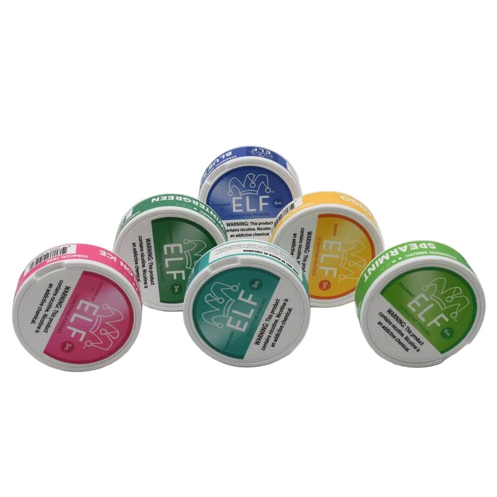 Elf VPR Nicotine Pouches - 20 Pouches Per Pack - Various Flavors - (5 Count)-Dietary Supplements