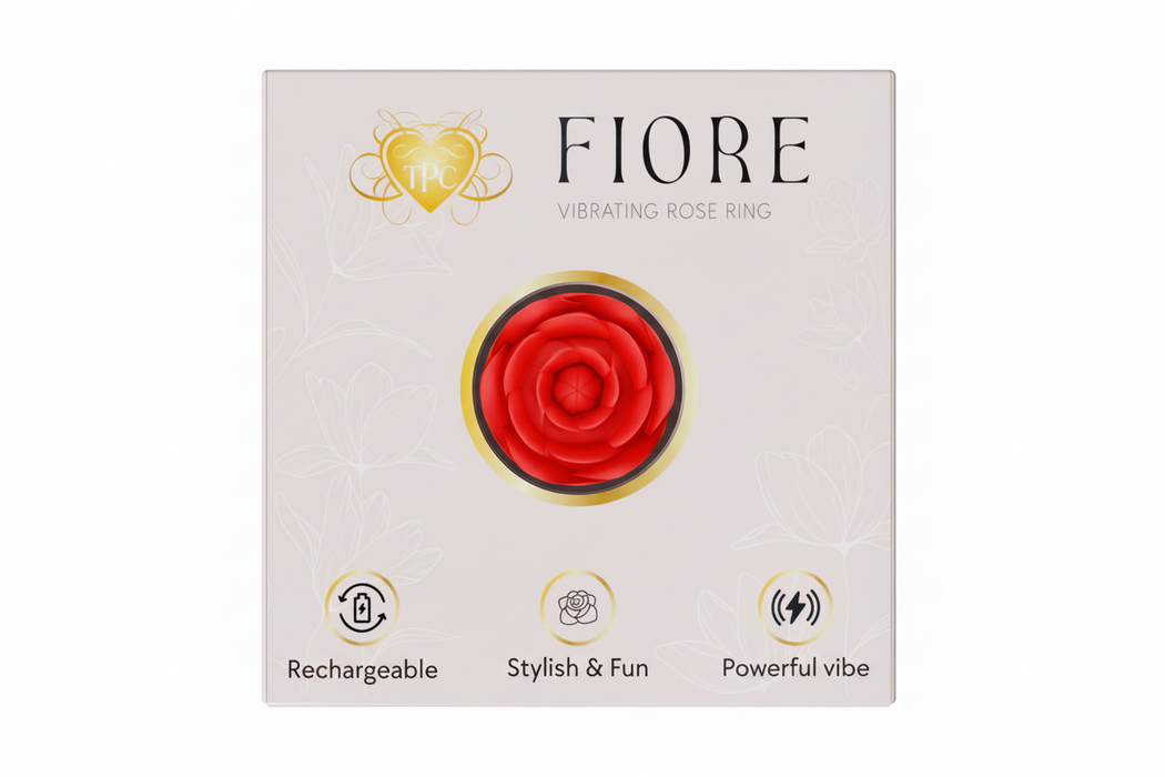 Fiore Rose Ring - Red-Vibrators