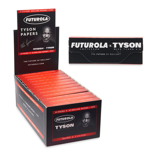 Futurola Tyson Ranch 1 1/4 Rolling Papers With Filters - (24 Packs Per Display)-Papers and Cones