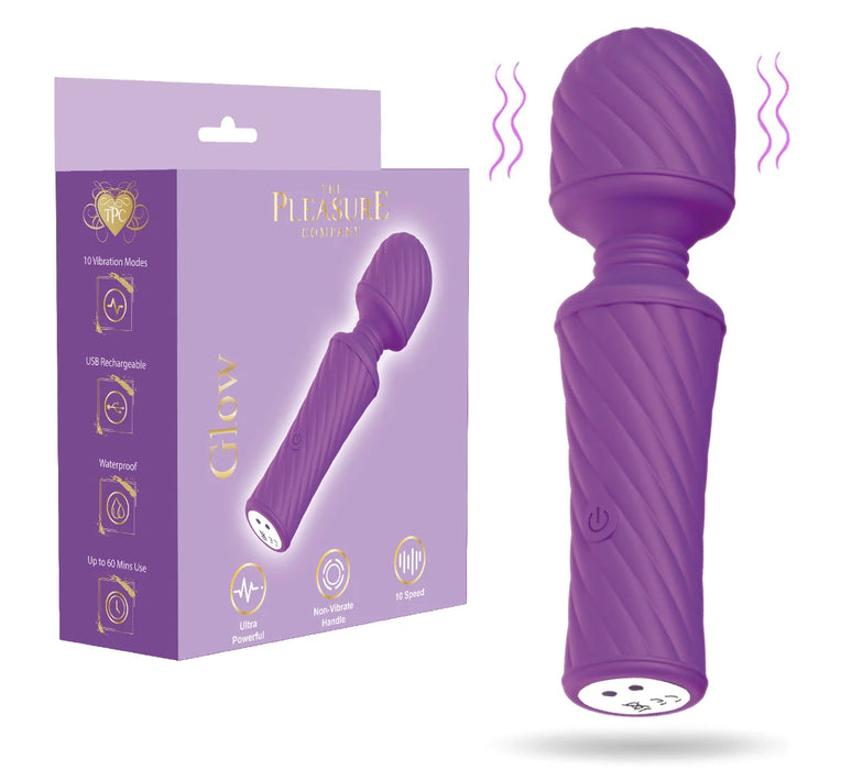 Glow Mini Power Wand - Purple-Power Wand