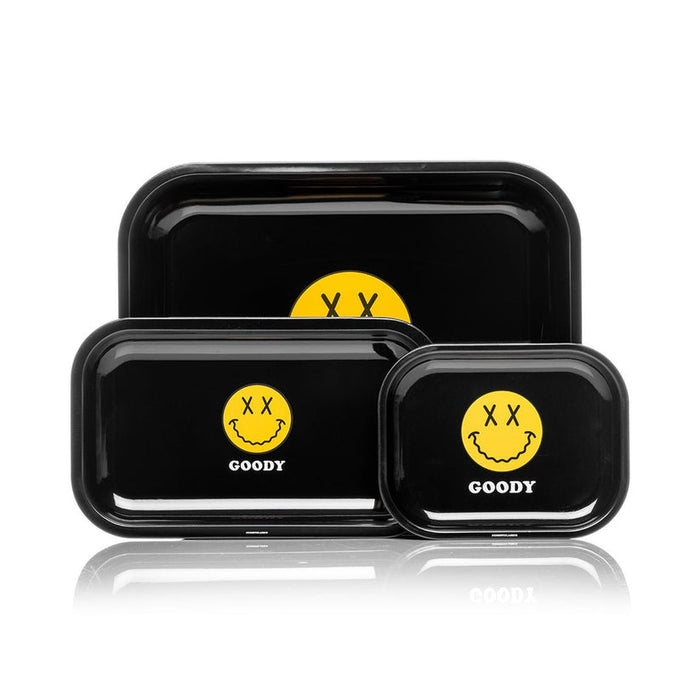 Goody Big Face Rolling Trays - (Large & Medium - (1 Count)-Rolling Trays and Accessories-MJ Wholesale