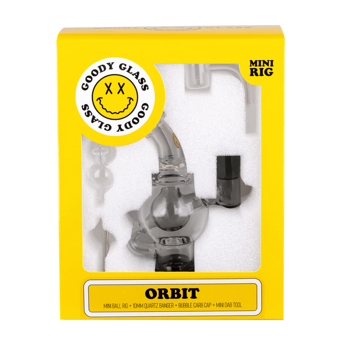 Goody Glass Orbit Rig 4-Piece Kit - Various Colors - (1 Count)-Hand Pipes, Rigs, & Bubblers