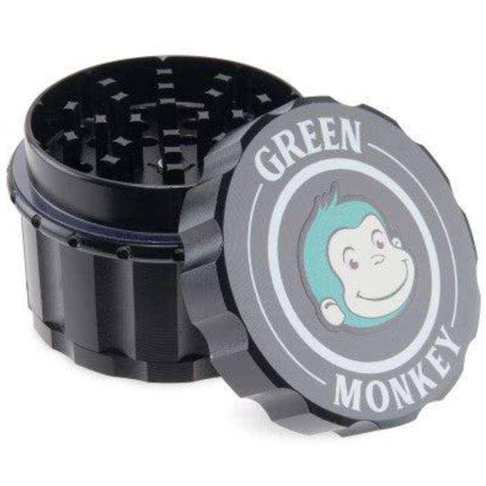 Green Monkey Grinder - Javan - 63mm - Various Colors - (1 Count)-Grinders-MJ Wholesale