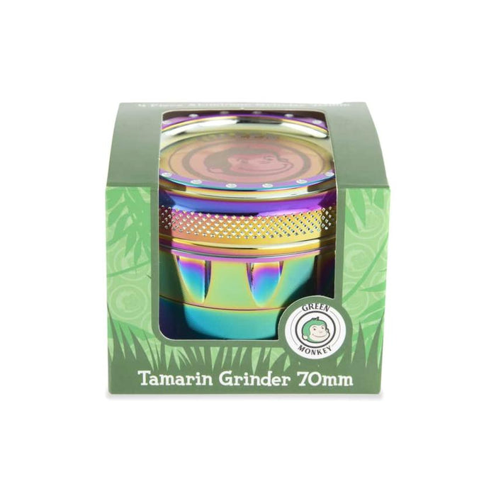 Green Monkey Grinder - Tamarin - 70mm - Various Colors - (1 Count)-Grinders-MJ Wholesale