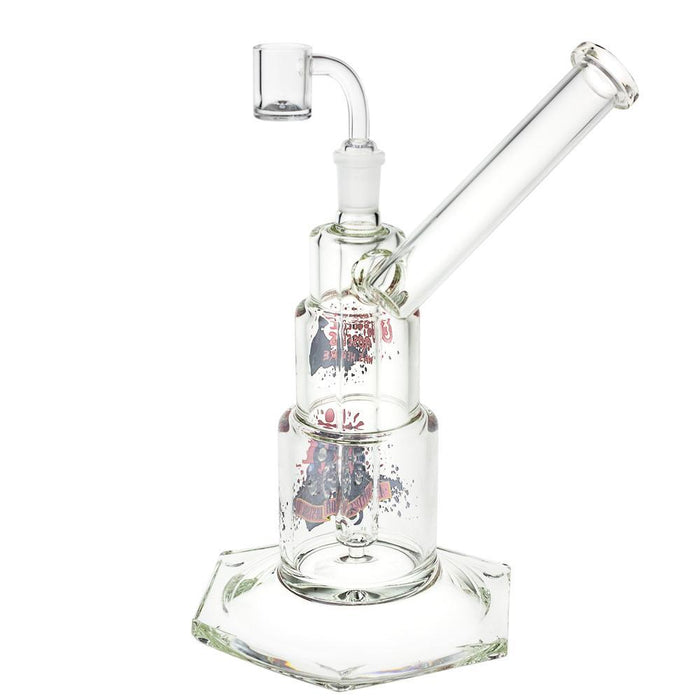 Gun's N' Roses-"Appetite For Destruction"-10"-Hex Base-Dab Rig-1 Count-Hand Pipes, Rigs, & Bubblers