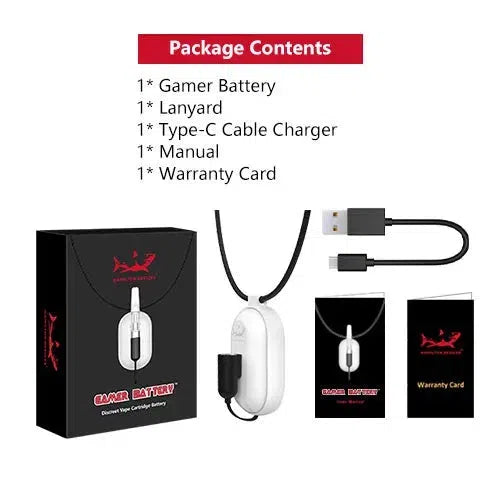 Hamilton Devices 510 Thread Gamer Battery - (1 Count)-Vaporizers, E-Cigs, and Batteries
