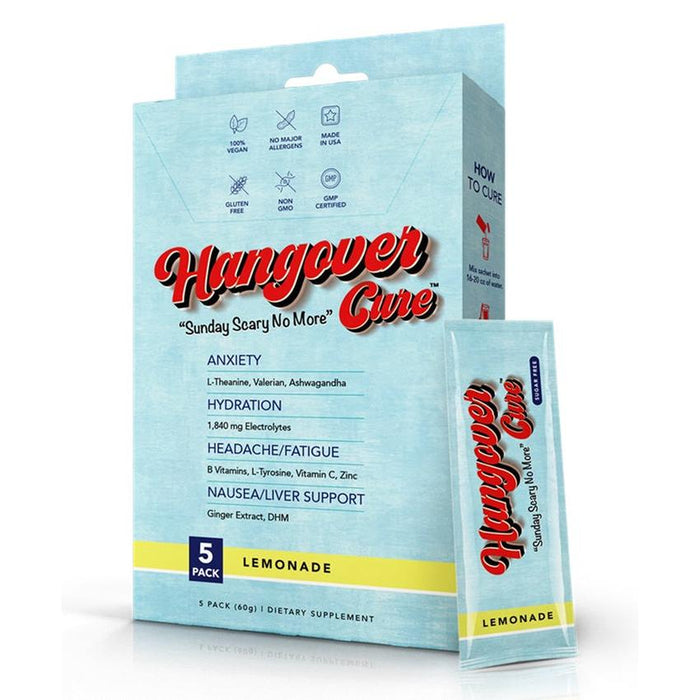 Hangover Cure - Lemonade - (5 Packs)-Dietary Supplements