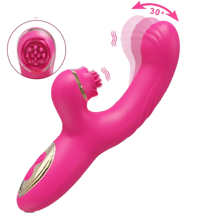 Happy Bunny - Dual Stimulator Massager-Vibrators