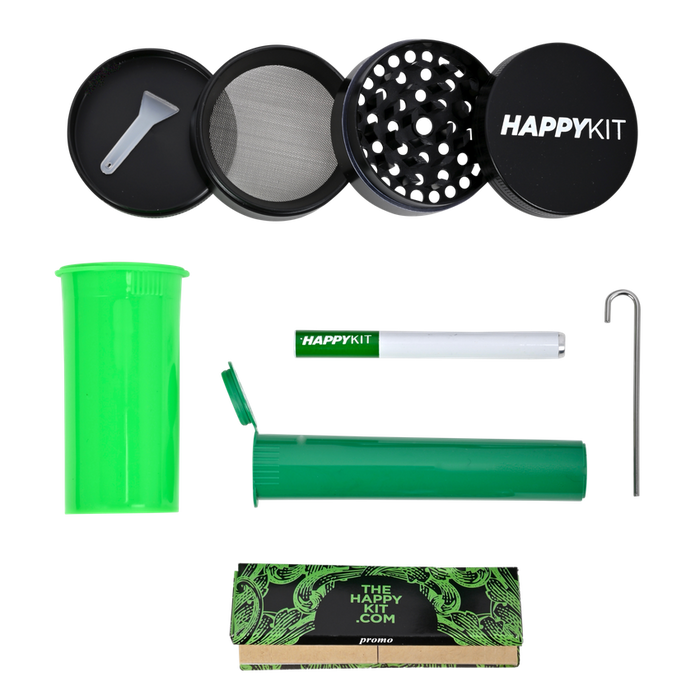 Happy Kit Happy Pouch Kit - Various Colors - (1 Count, 4 Count OR 8 Count)-Hand Pipes, Rigs, & Bubblers