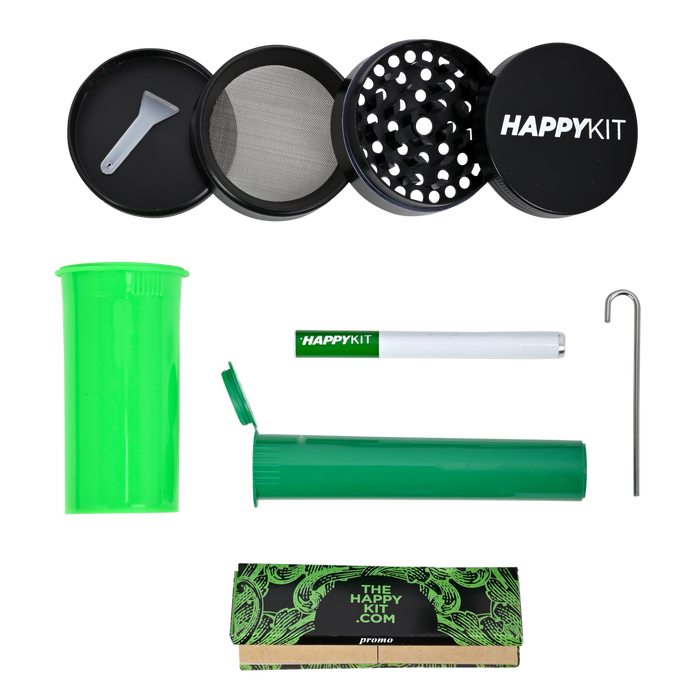 Happy Kit Happy Pouch Kit - Various Colors - (1CT, 4CT OR 8 Count)-Hand Pipes, Rigs, & Bubblers