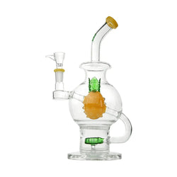Hemper 11" Pineapple Water Bubbler Waterpipe XL - (1 Count)-Hand Pipes, Rigs, & Bubblers