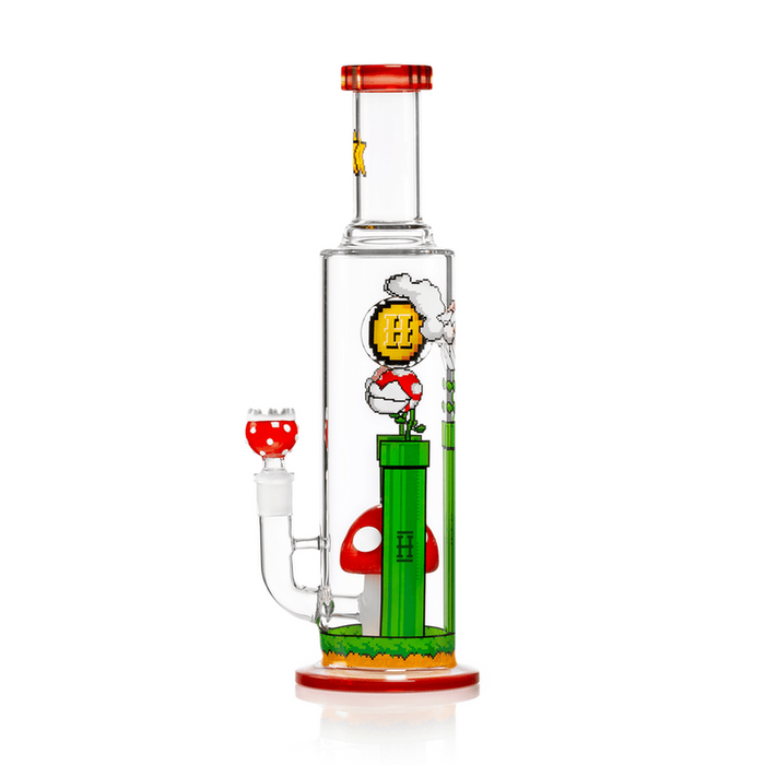 Hemper 13" Gaming Flower XL Water Bubbler - (1 Count)-Hand Pipes, Rigs, & Bubblers