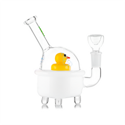 Hemper 6" Ducky Water Bubbler Waterpipe - (1 Count)-Hand Pipes, Rigs, & Bubblers