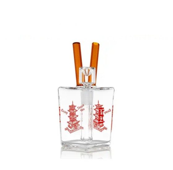 Hemper 7" Chinese Takeout Bong - (1 Count)-Hand Pipes, Rigs, & Bubblers