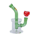 Hemper 7" Gaming Water Bubbler With Strawberry Bowl Small - (1 Count, 3 Count OR 6 Count)-Hand Pipes, Rigs, & Bubblers