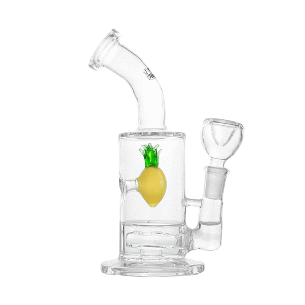 Hemper 7" Pineapple Water Bubbler Waterpipe - (1 Count)-Hand Pipes, Rigs, & Bubblers