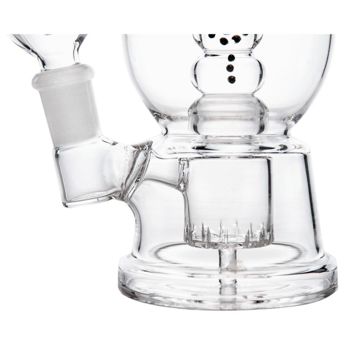 Hemper 7" Snow Globe Bubbler Waterpipe - Various Colors - (1 Count)-Hand Pipes, Rigs, & Bubblers