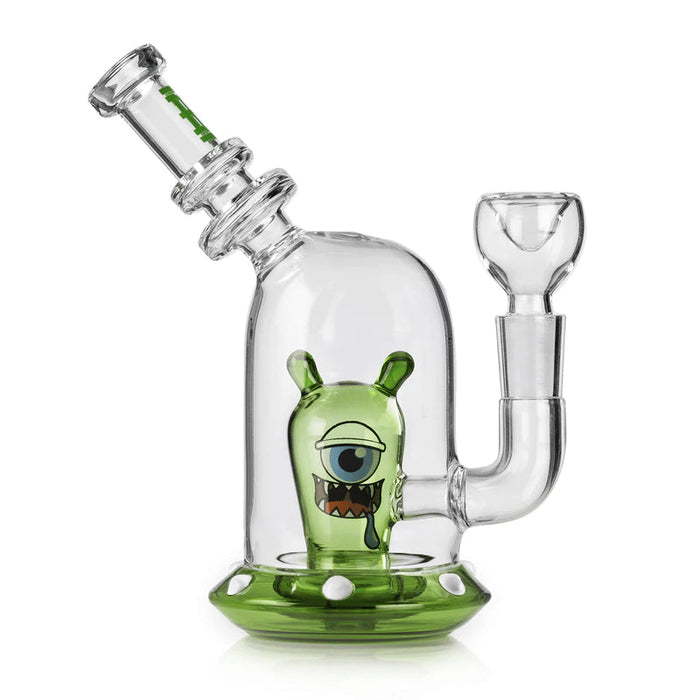 Hemper 7" Space Monster Bong - Various Colors - (1 Count)-Hand Pipes, Rigs, & Bubblers