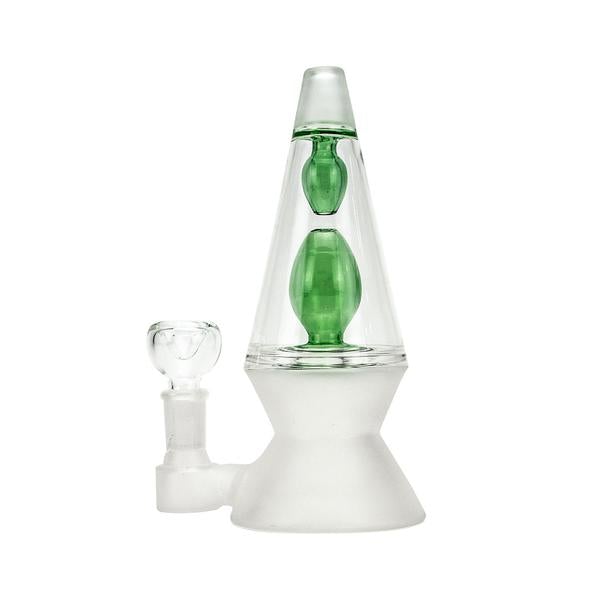 Hemper 70's Glass Bubbler - Various Colors - (1 Count)-Hand Pipes, Rigs, & Bubblers