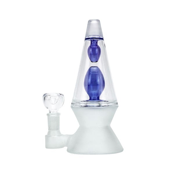 Hemper 70's Glass Bubbler Waterpipe - Various Colors - (1 Count)-Hand Pipes, Rigs, & Bubblers