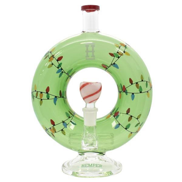 Hemper 8" Wreath XL Bong - (1 Count)-Hand Pipes, Rigs, & Bubblers