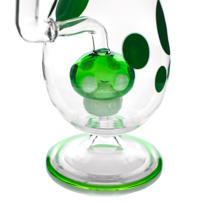 Hemper 9" Spotted Egg XL Water Bubbler Waterpipe - (1 Count)-Hand Pipes, Rigs, & Bubblers