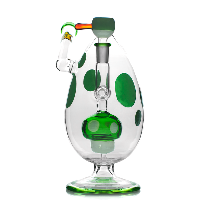 Hemper 9" Spotted Egg XL Water Bubbler Waterpipe - (1 Count)-Hand Pipes, Rigs, & Bubblers