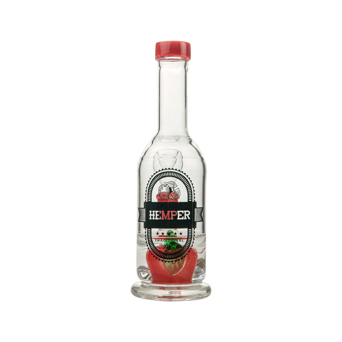 Hemper Apple Cider Glass Bubbler Waterpipe - (1, 3, or 6 Count)-Hand Pipes, Rigs, & Bubblers