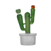 Hemper Cactus Jack Glass Bubbler Waterpipe XL - (1 Count)-Hand Pipes, Rigs, & Bubblers