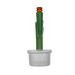 Hemper Cactus Jack Glass Bubbler Waterpipe XL - (1 Count)-Hand Pipes, Rigs, & Bubblers