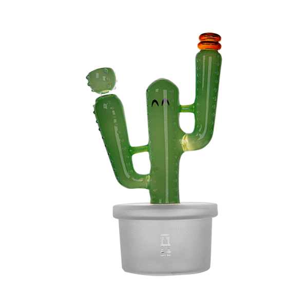 Hemper Cactus Jack Glass Bubbler Waterpipe XL - (1 Count)-Hand Pipes, Rigs, & Bubblers