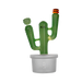 Hemper Cactus Jack Glass Bubbler Waterpipe XL - (1 Count)-Hand Pipes, Rigs, & Bubblers