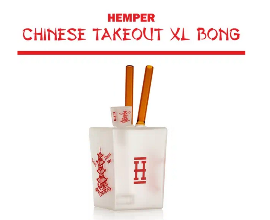 Hemper Chinese Takeout XL Bong - (1 Count)-Hand Pipes, Rigs, & Bubblers